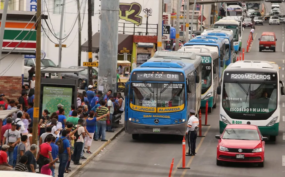 Rezago de camiones en nuevo león