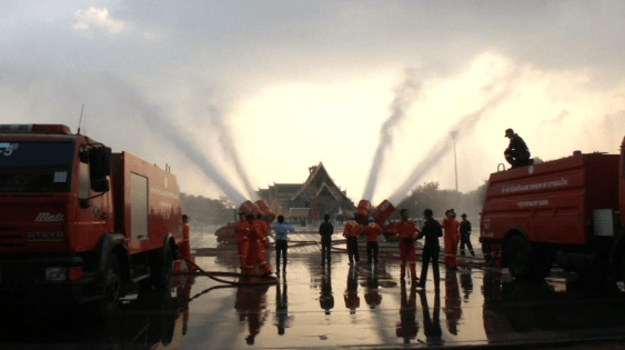 Las partículas contaminantes en Bangkok llegaron a niveles preocupantes esta semana.