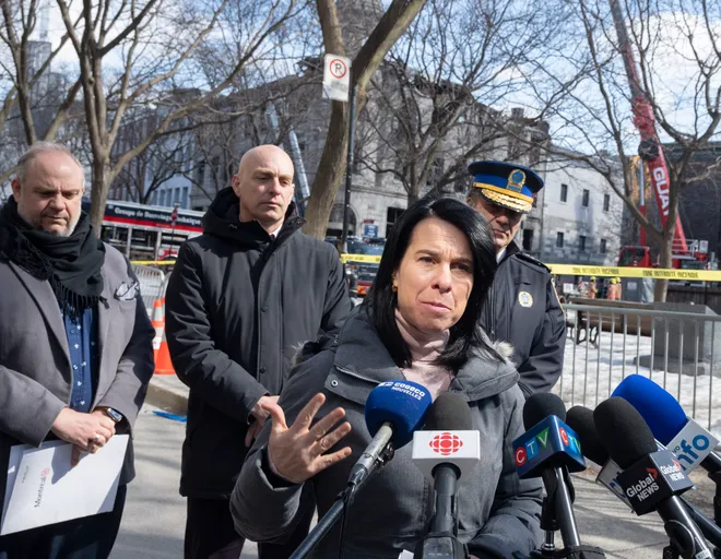 La alcaldesa de Montreal lamentó las siete personas desaparecidas y la fallecida luego del incendio en un edificio del centro de la ciudad.