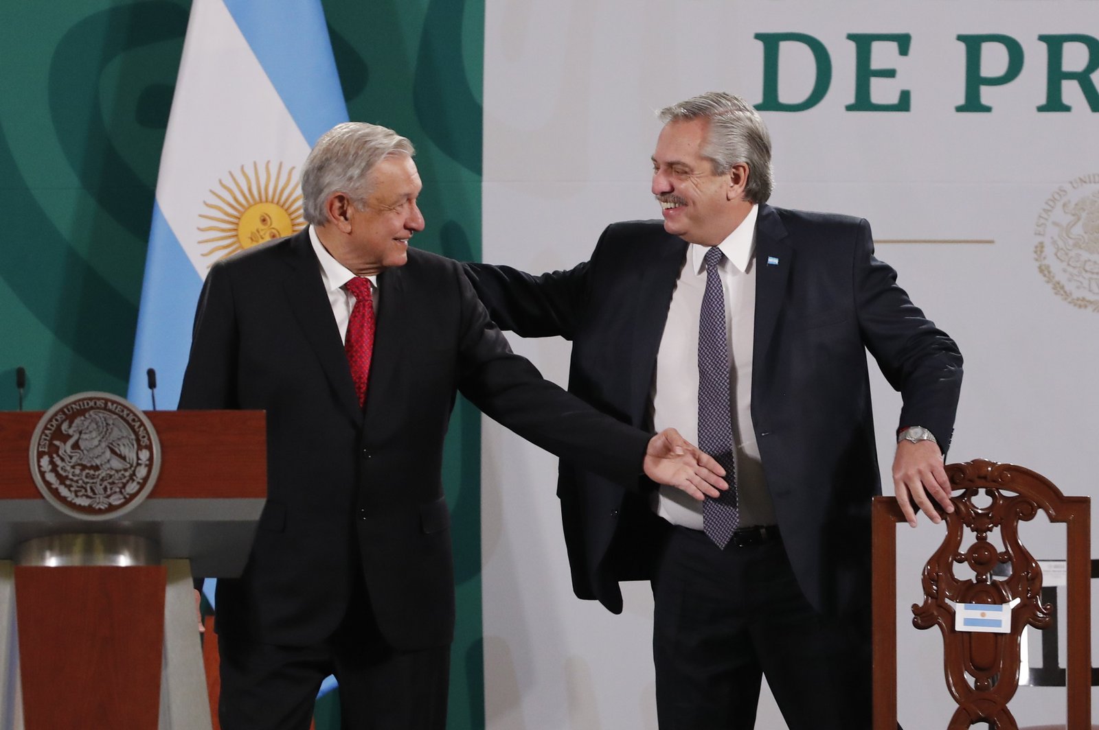 AMLO firmará carta solicitando ayuda de E.E.U.U, para Argentina