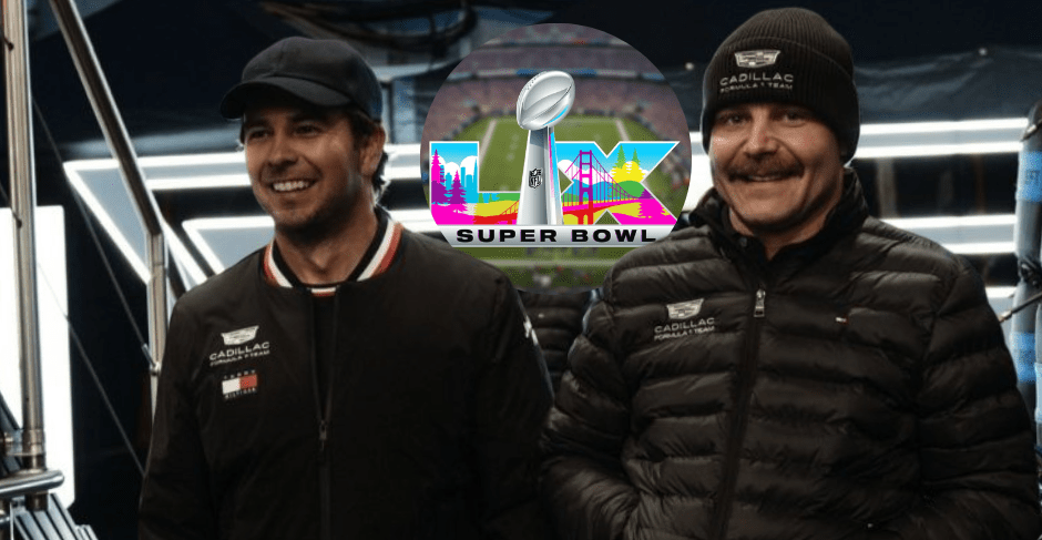 Checo Pérez y Cadillac serán parte del Super Bowl LX