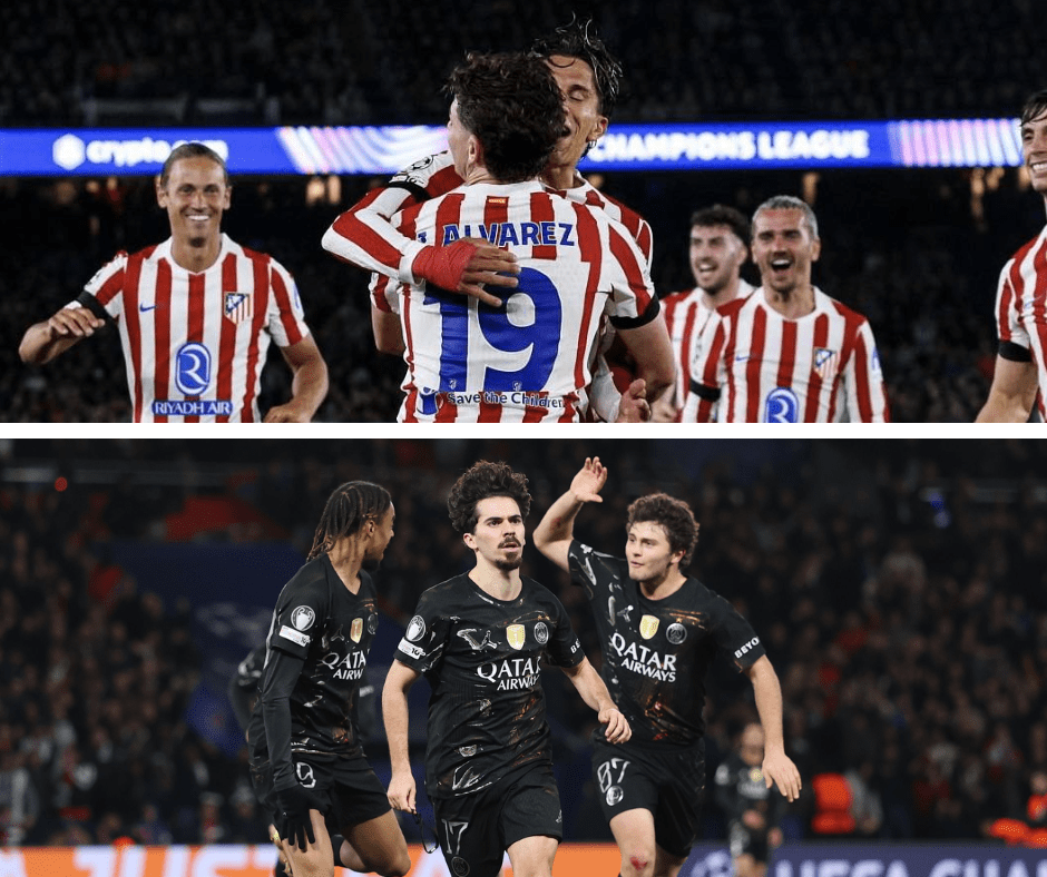 PSG y Atlético firman su pase a semifinales de la Champions