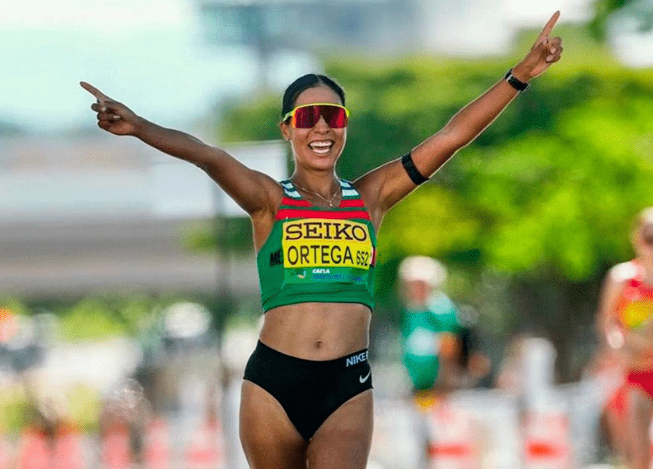 Ortega conquista plata en Brasil en marcha por equipos