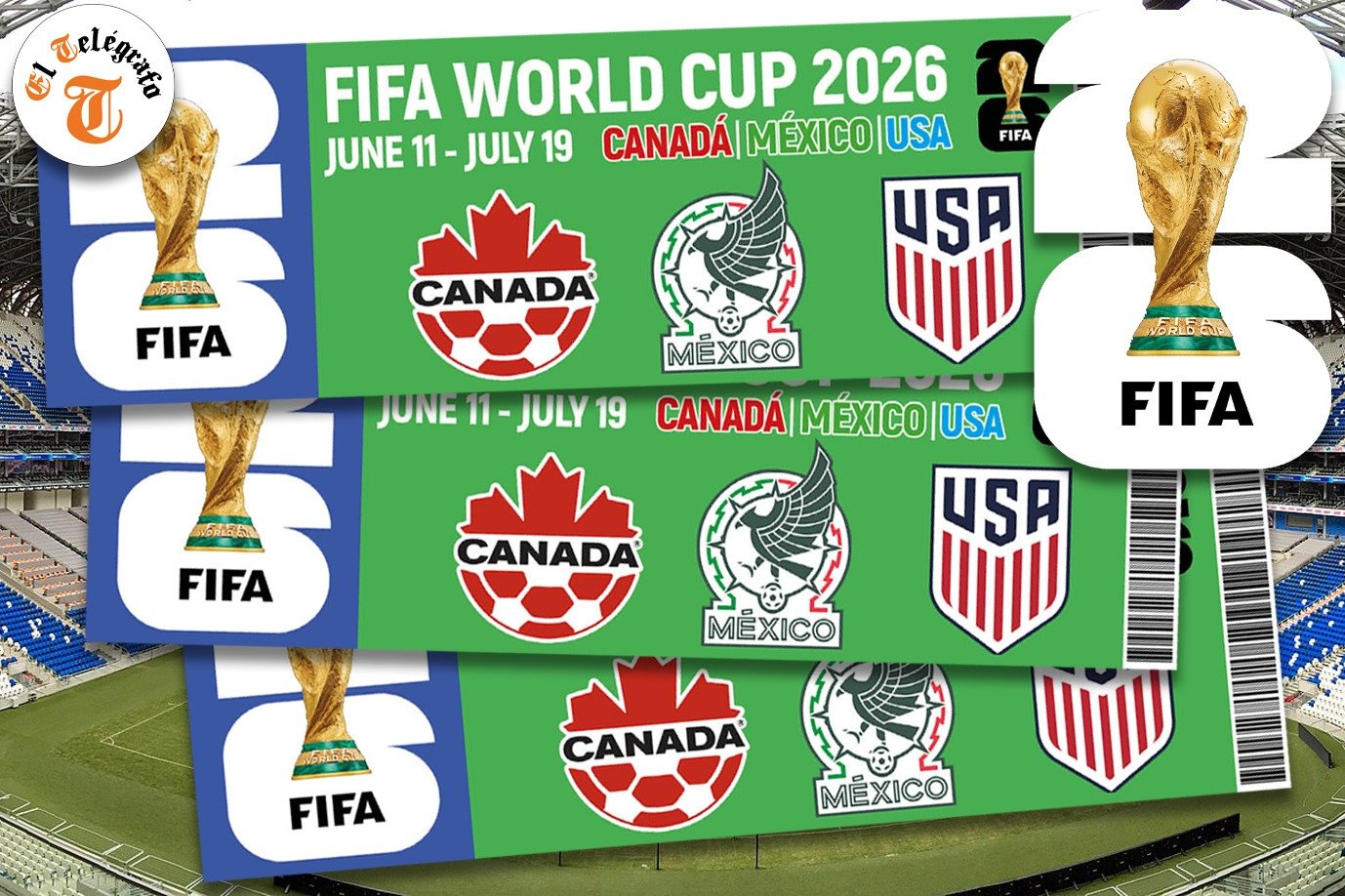 Modelo entregará 500 boletos del Mundial en México