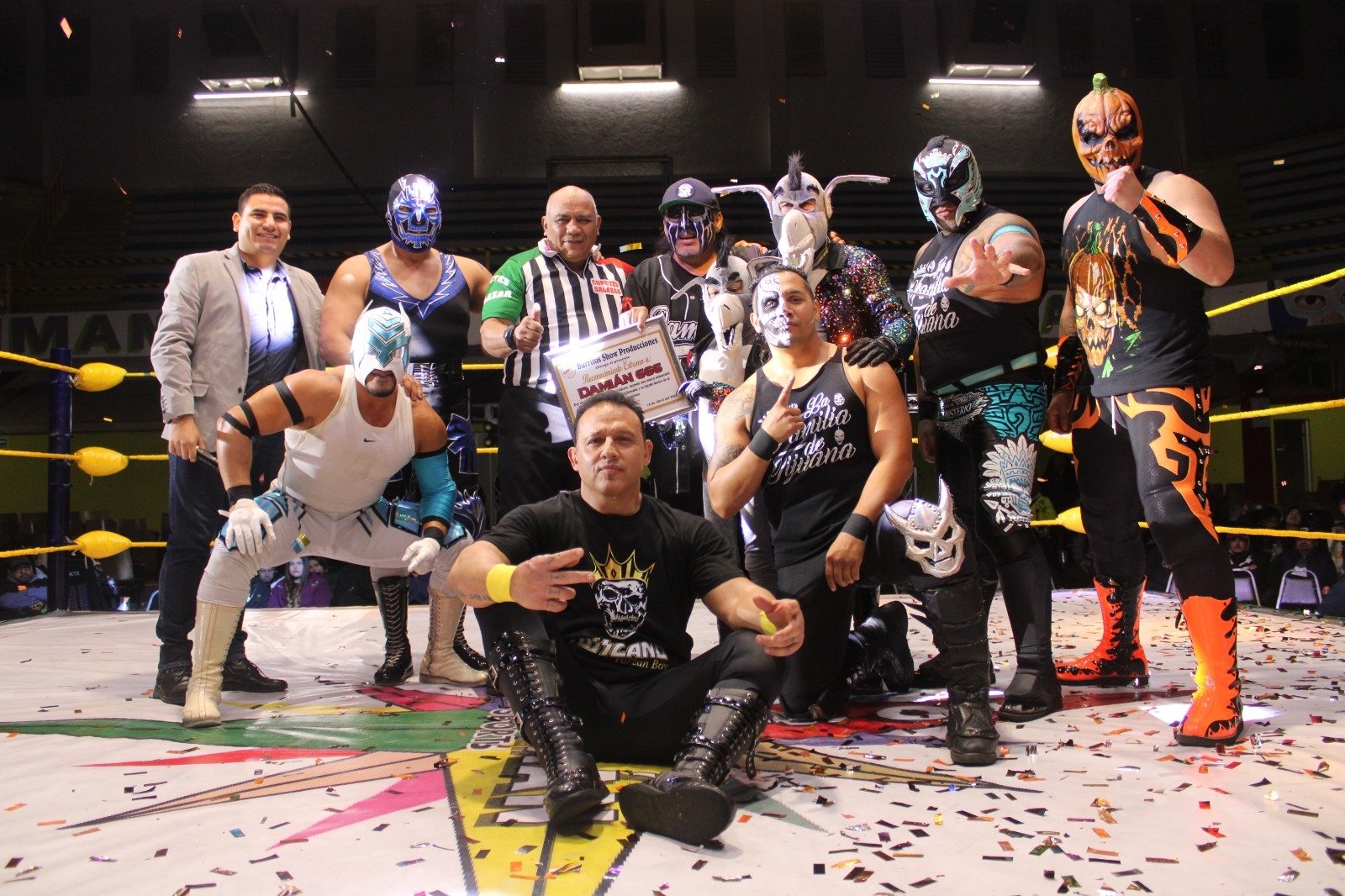 Damián 666 es homenajeado en la Arena José Sulaimán