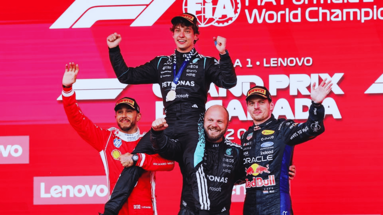 Antonelli conquista Canadá mientras Sergio "Checo" Péres abandona la carrera