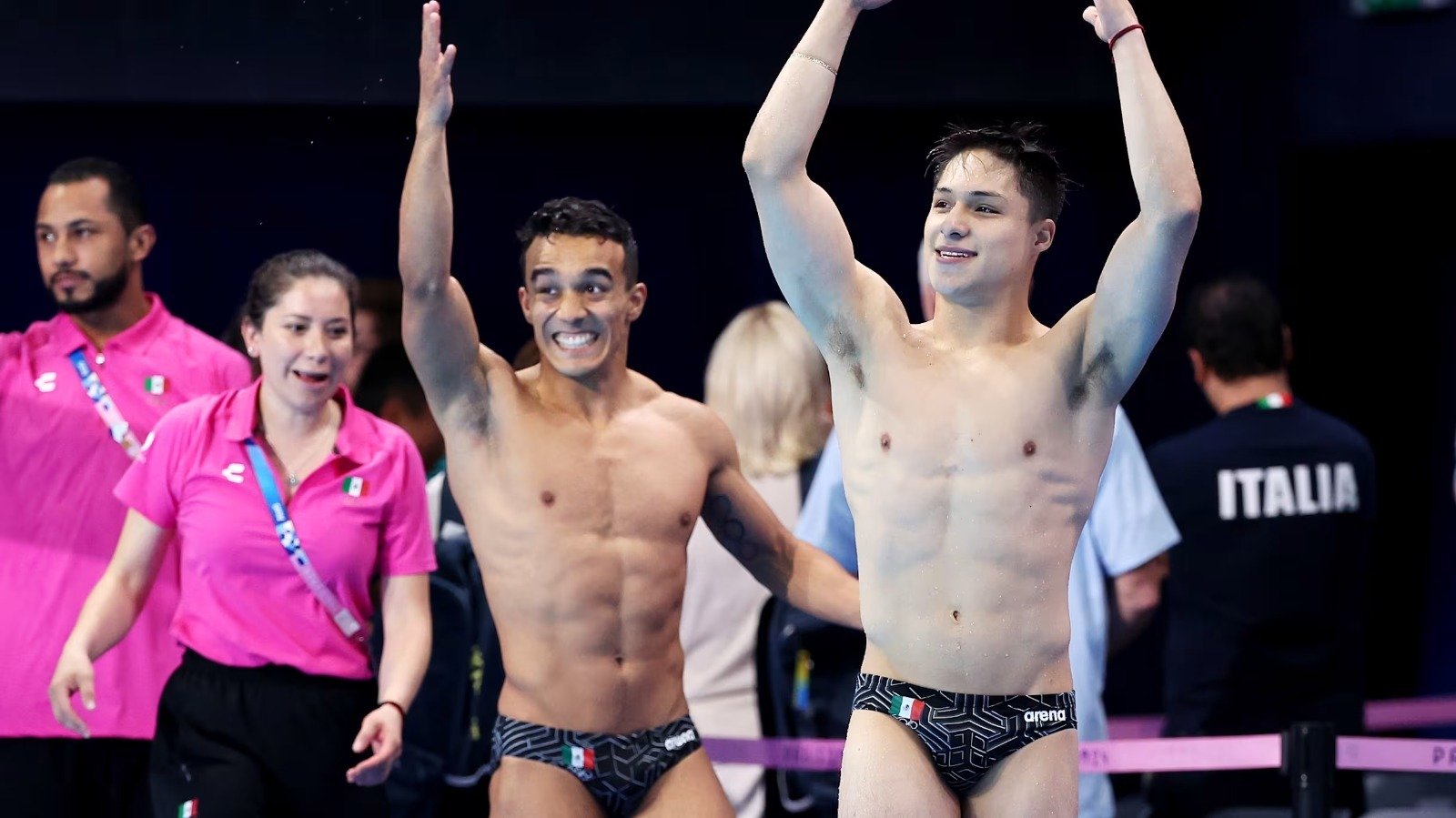 Olvera y Celaya brillan con plata en Mundial de Clavados