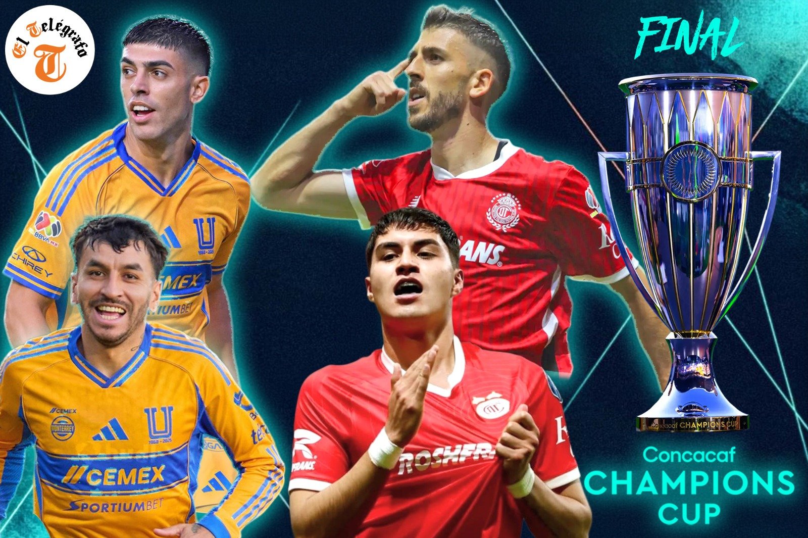 Concacaf tendrá final mexicana entre Toluca y Tigres